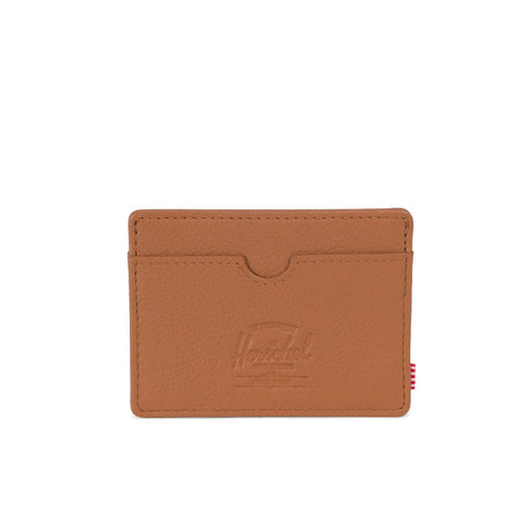 Herschel Charlie Wallet - Tan Pebbled Leather