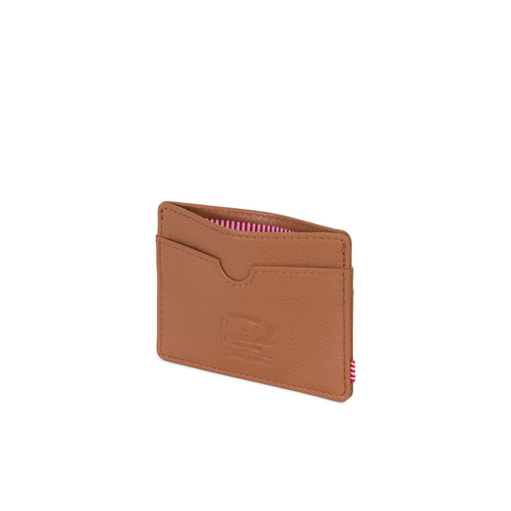 Herschel Charlie Wallet - Tan Pebbled Leather