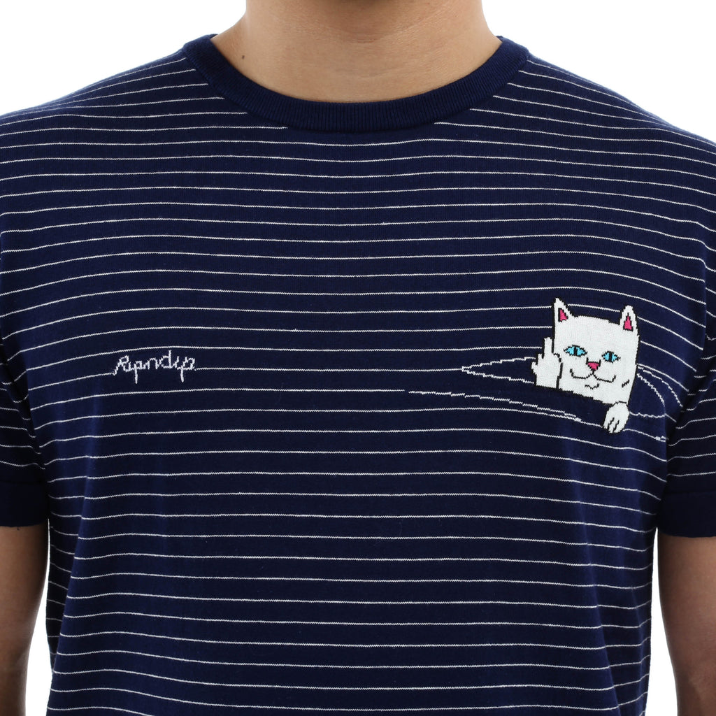 Rip n Dip Peek A Nermal Knit Tee - Navy