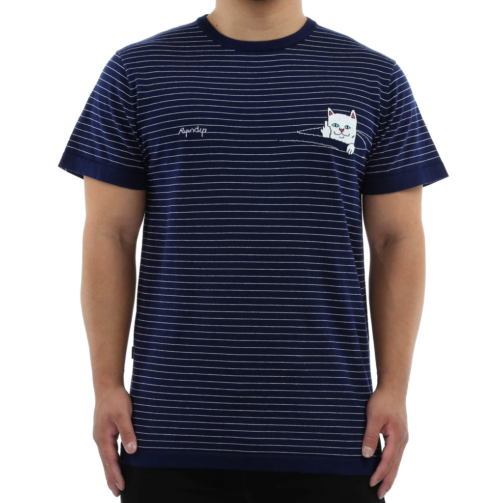 Rip n Dip Peek A Nermal Knit Tee - Navy