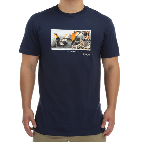 RVCA Photo Balance T-Shirt - Federal Blue