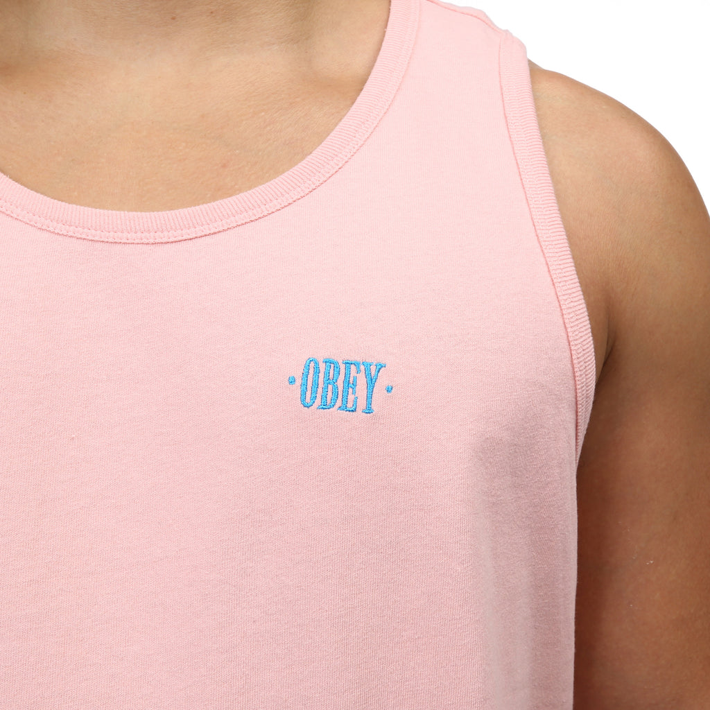 Obey New Times Box Tank - Pink