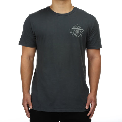 Obey Last Gang Tee - Pirate Black