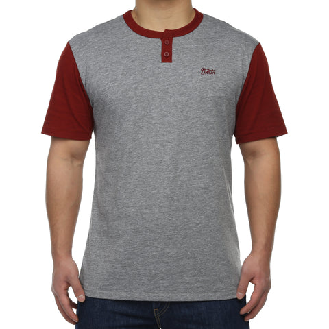 Brixton Potrero Henley - Heather Grey