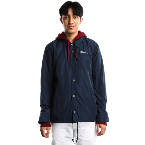 Primitive Two Fer Coach Jacket Nuevo Script Logo - Midnight