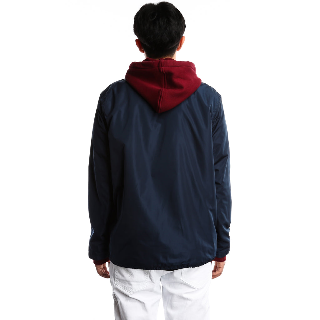 Primitive Two Fer Coach Jacket Nuevo Script Logo - Midnight