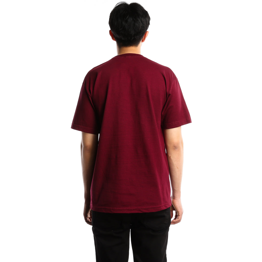 Primitive Nuevo Script Core Tee - Burgundy