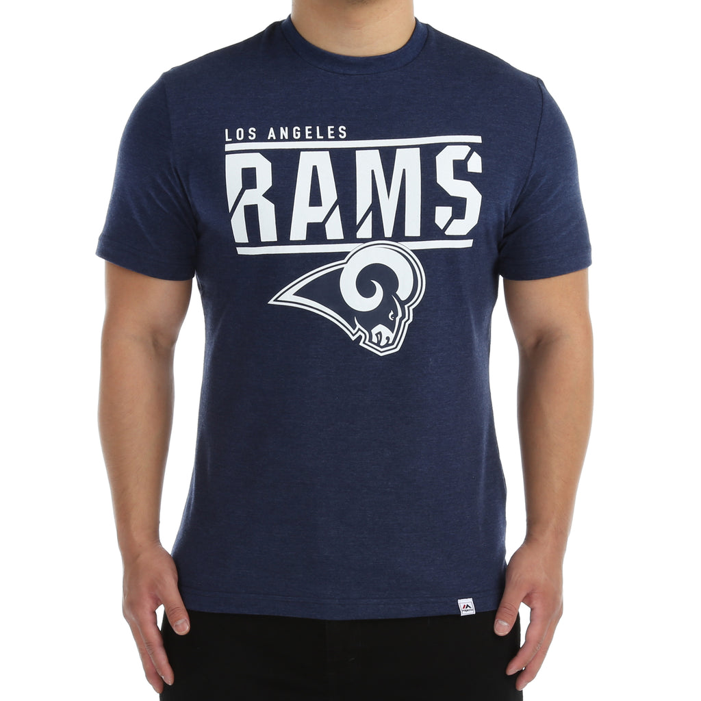 Majestic Rams Flex Team Retro Tee - Athletic Navy