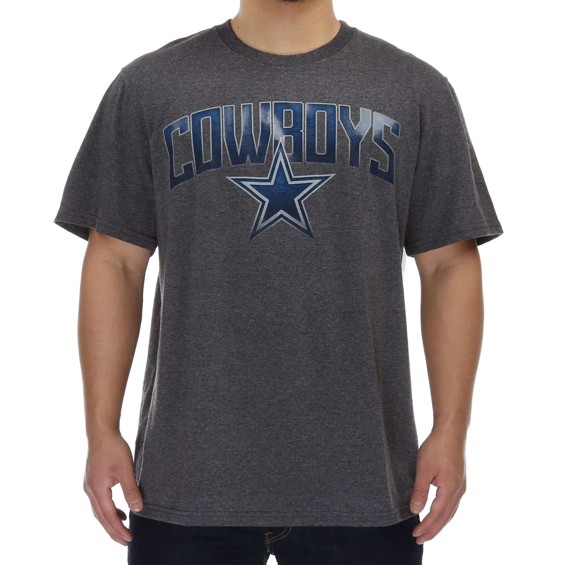 Dallas Cowboys Recender Wave T-Shirt - Charcoal - New Star