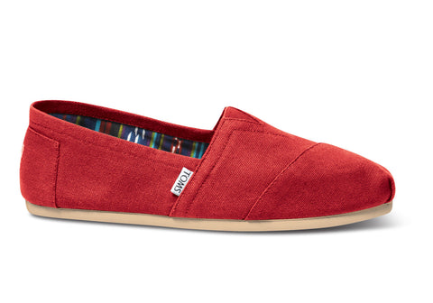 TOMS CLASSIC CANVAS WOMEN RED