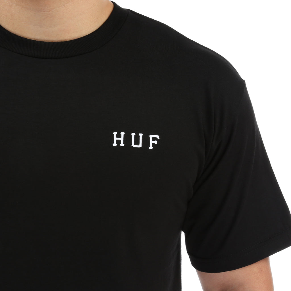 Huf Roses Classic H Tee - Black
