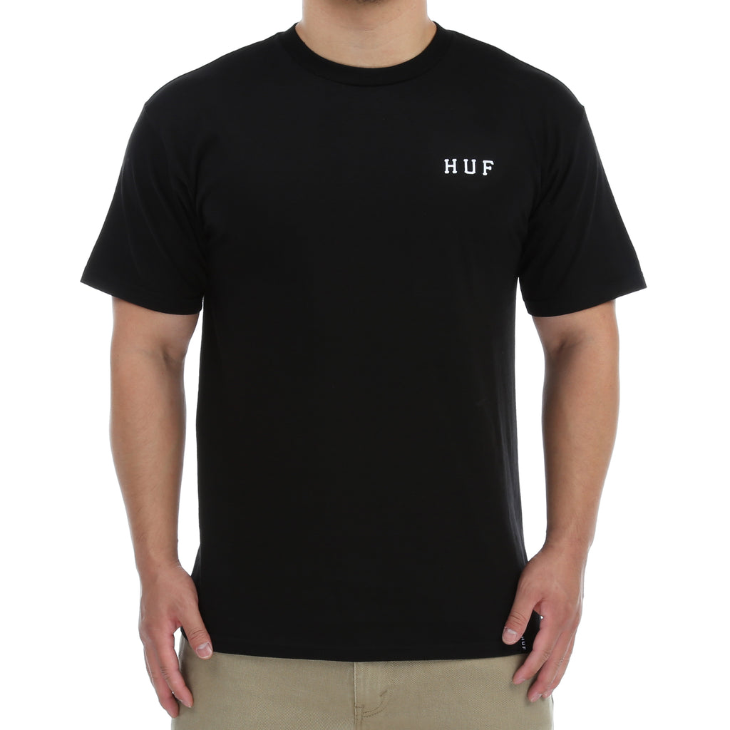 Huf Roses Classic H Tee - Black