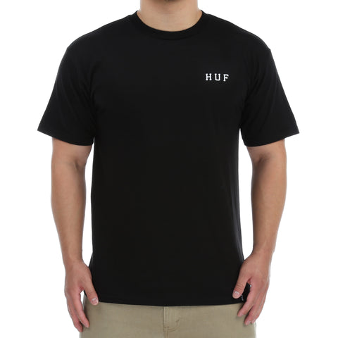 Huf Roses Classic H Tee - Black