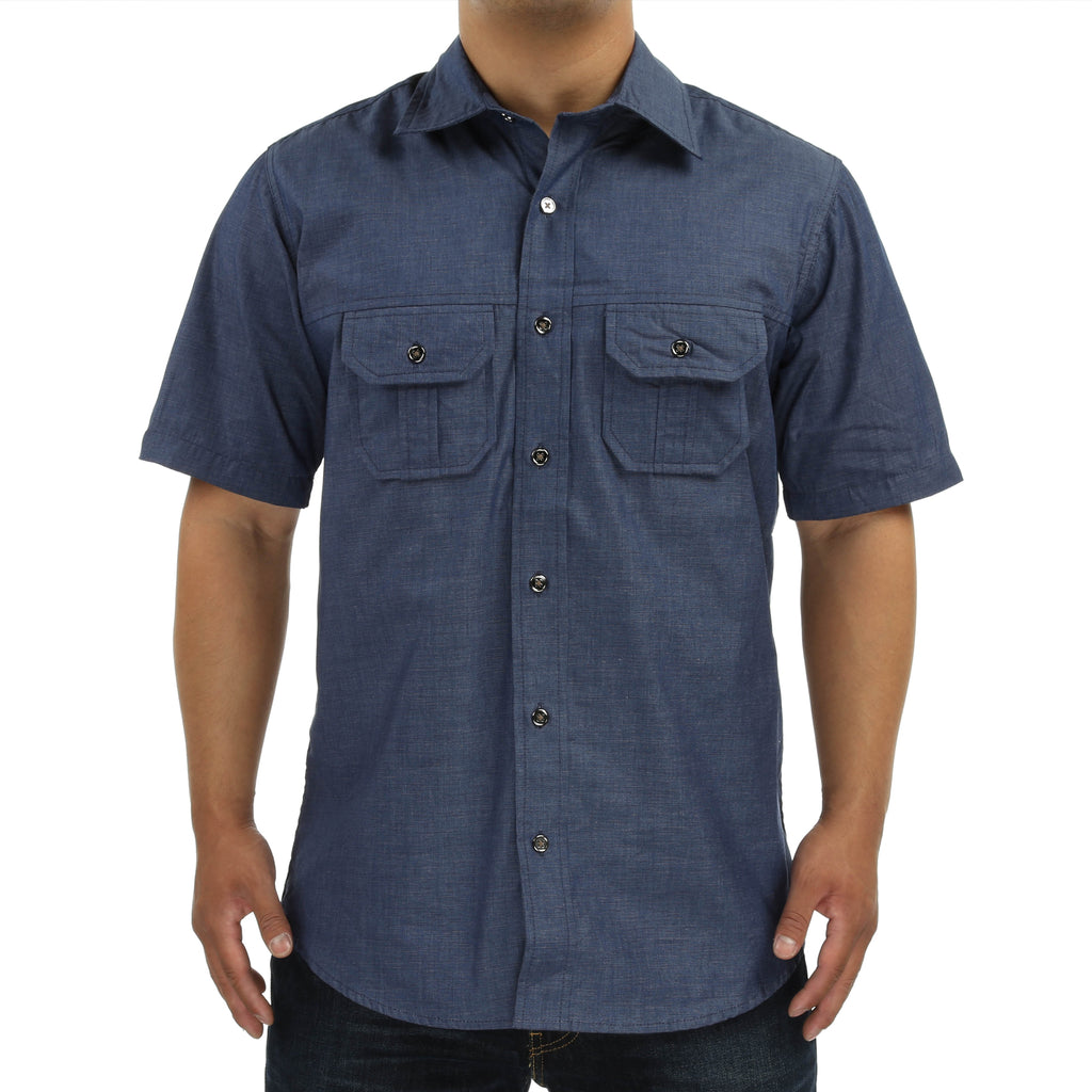 Triveni Button Up Woven - Indigo