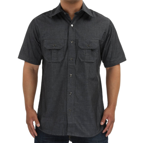 Triveni Button Up Woven - Charcoal