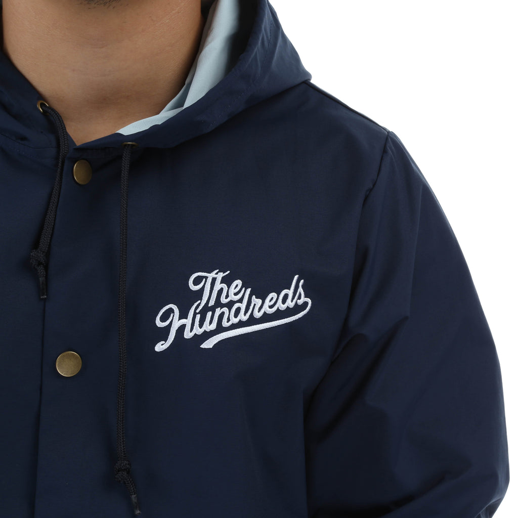 The Hundreds Slant Tail Hooded Jacket - Navy