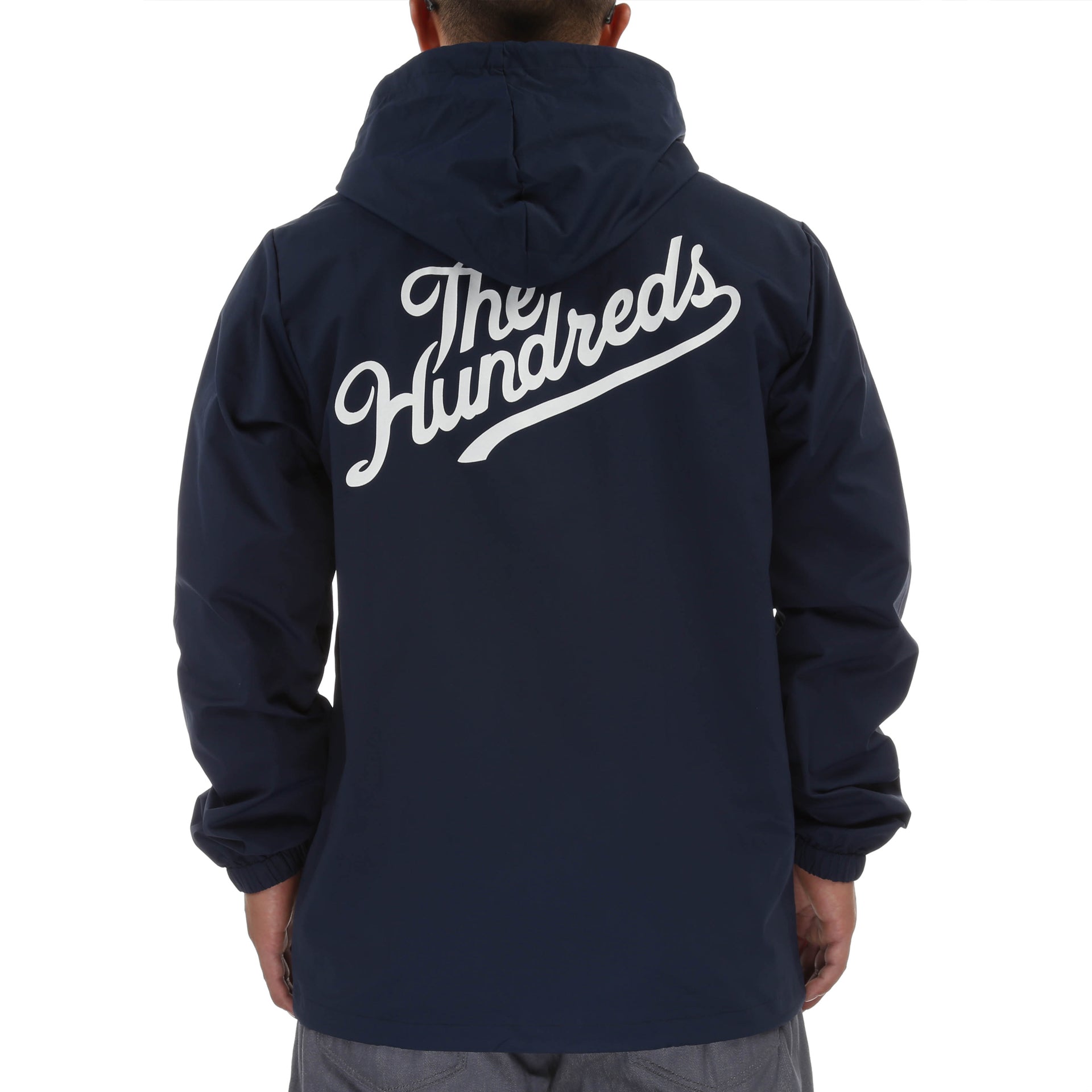 The Hundreds Slant Tail Hooded Jacket Navy