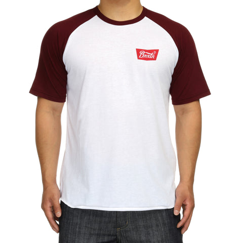 Brixton Stith S/S Knit - White