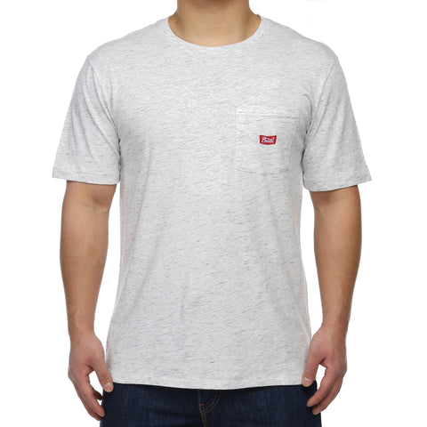 Brixton Stith Pocket Tee - Heather Stone