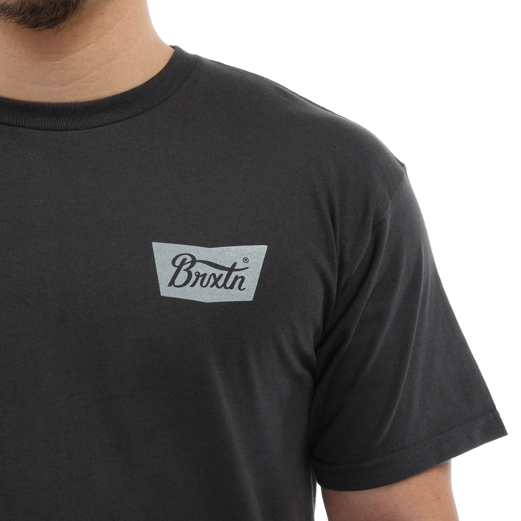Brixton Stith S/S Standard Tee - Washed Black