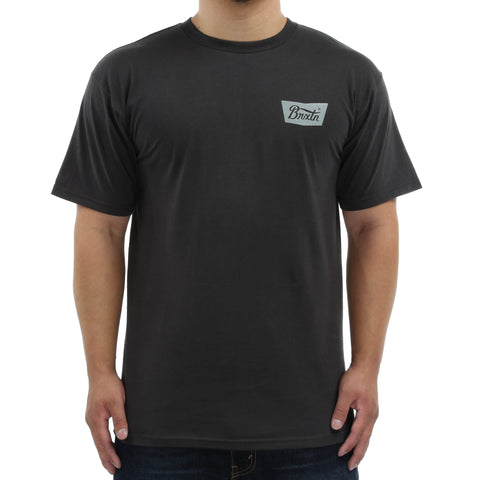 Brixton Stith S/S Standard Tee - Washed Black