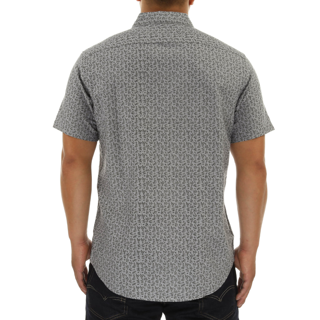 RVCA That'll Do Floral S/S Button Up - Pavement