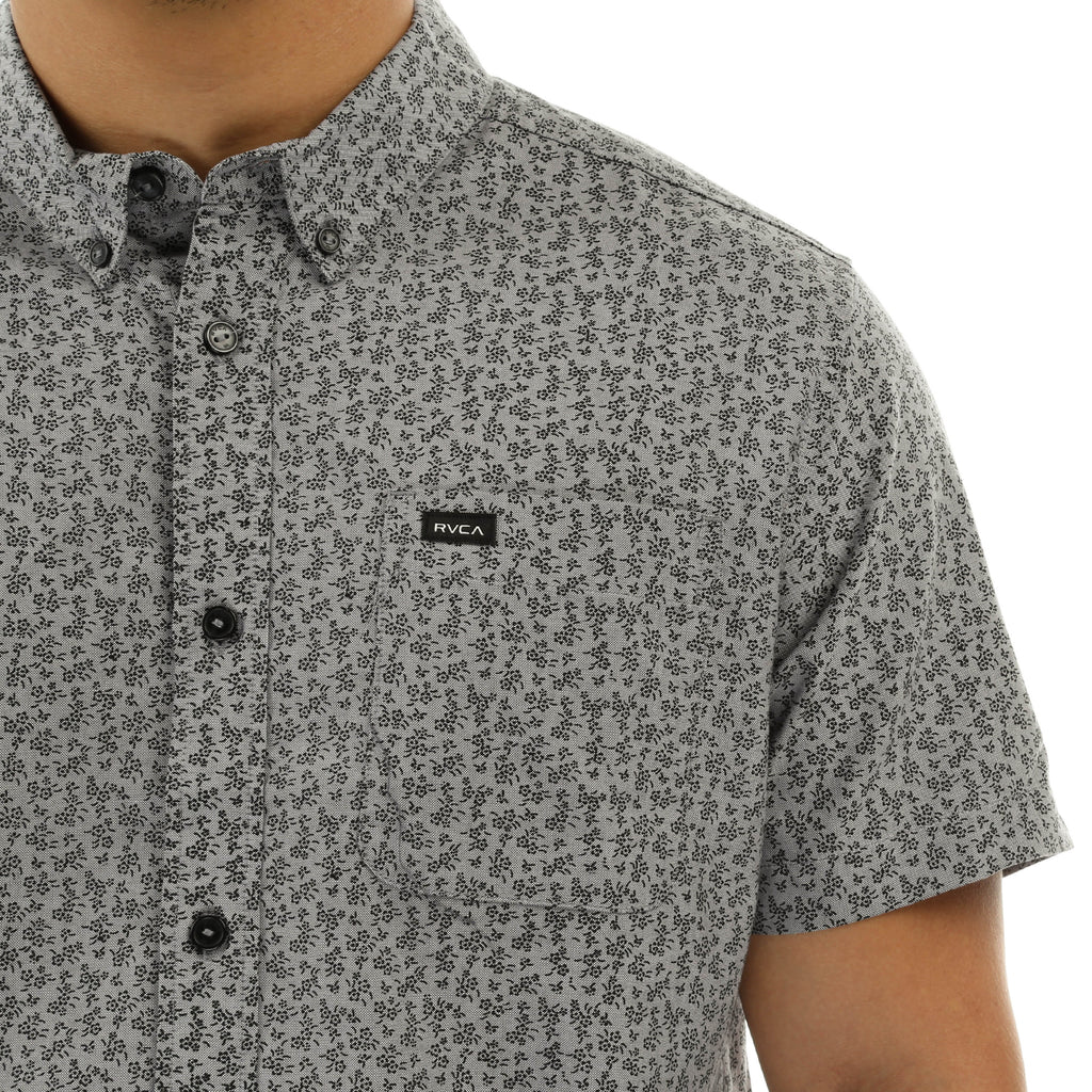 RVCA That'll Do Floral S/S Button Up - Pavement