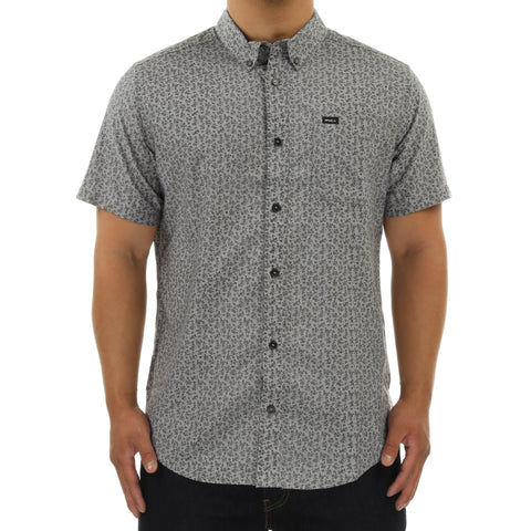 RVCA That'll Do Floral S/S Button Up - Pavement