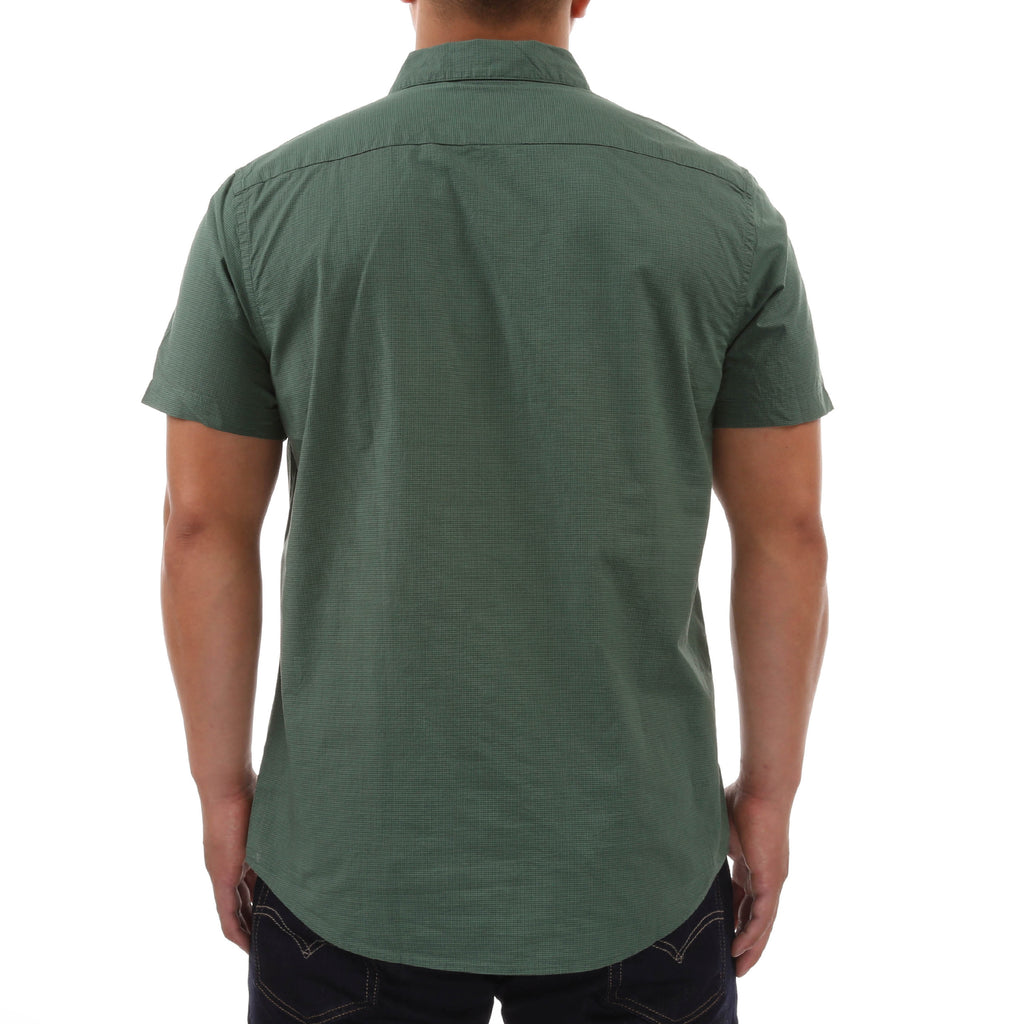 RVCA That'll Do Micro S/S Button Up - Green Ivy
