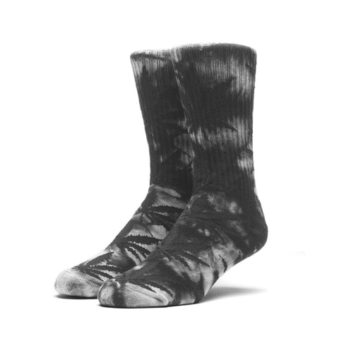 Huf Tie Dye Plantlife Crew Socks - Black