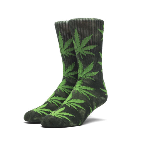 Huf Tie Dye Plantlife Crew Socks - Green