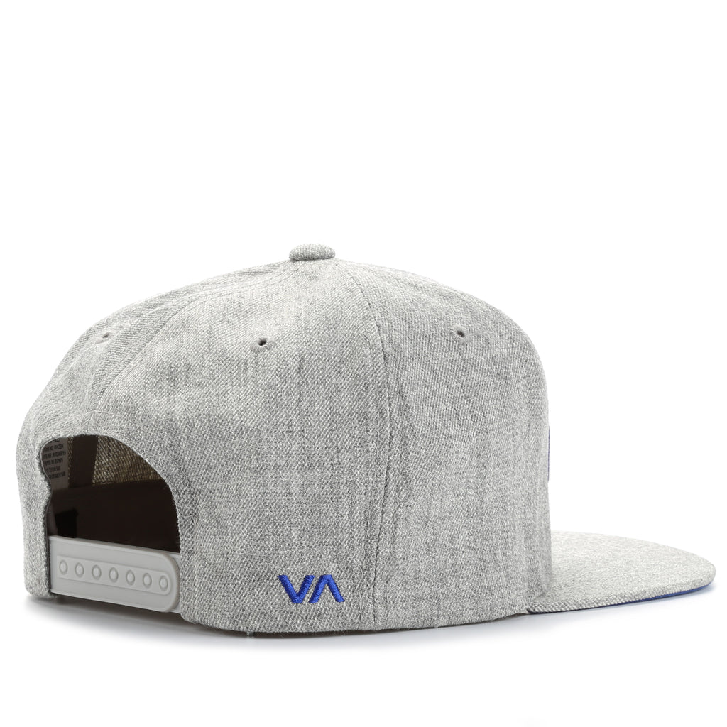 RVCA Twill Snapback - Heather Grey/Royal