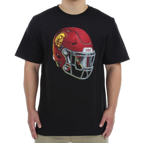 USC Stealth Helmet T-Shirt - Black
