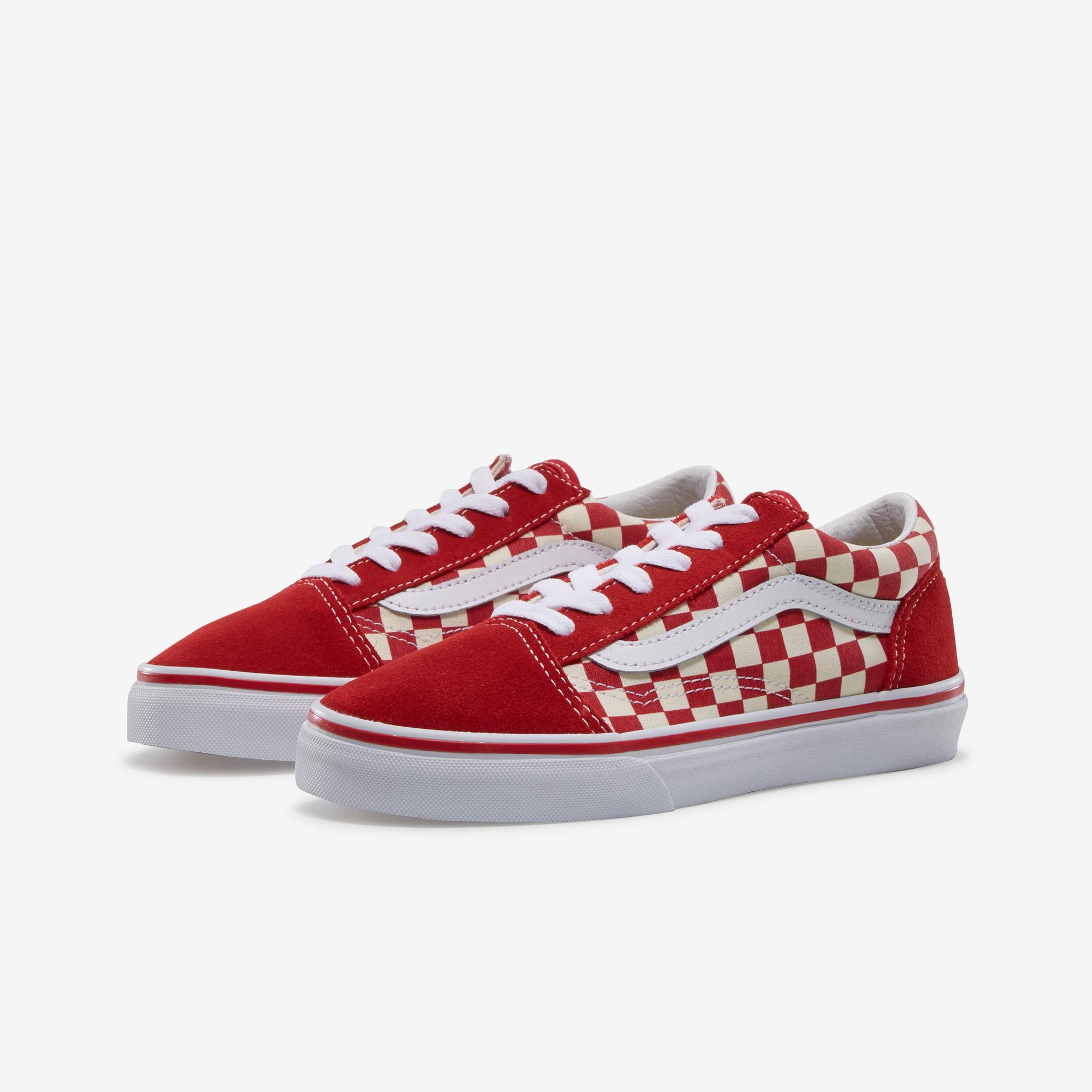Red vans checkered old skool Clearance