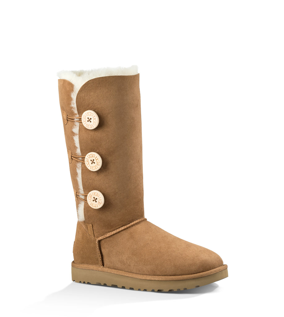 UGG Bailey Button Triplet II - Chestnut
