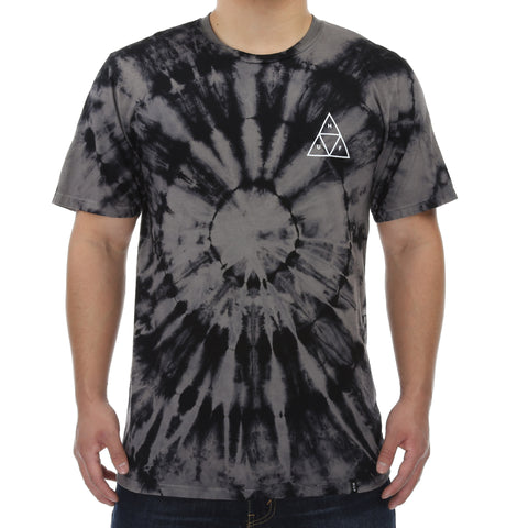 Huf Washed Triple Triangle Tee - Black