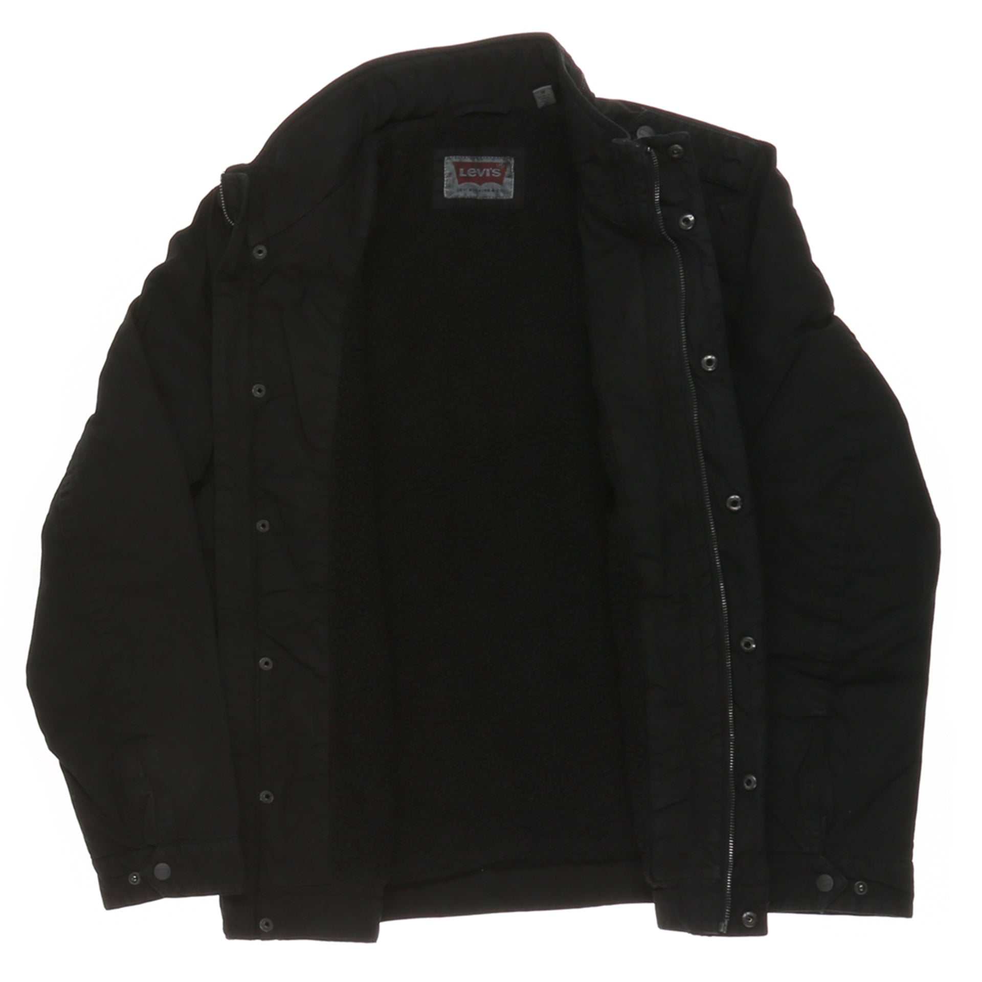 Levis sherpa deals field jacket black