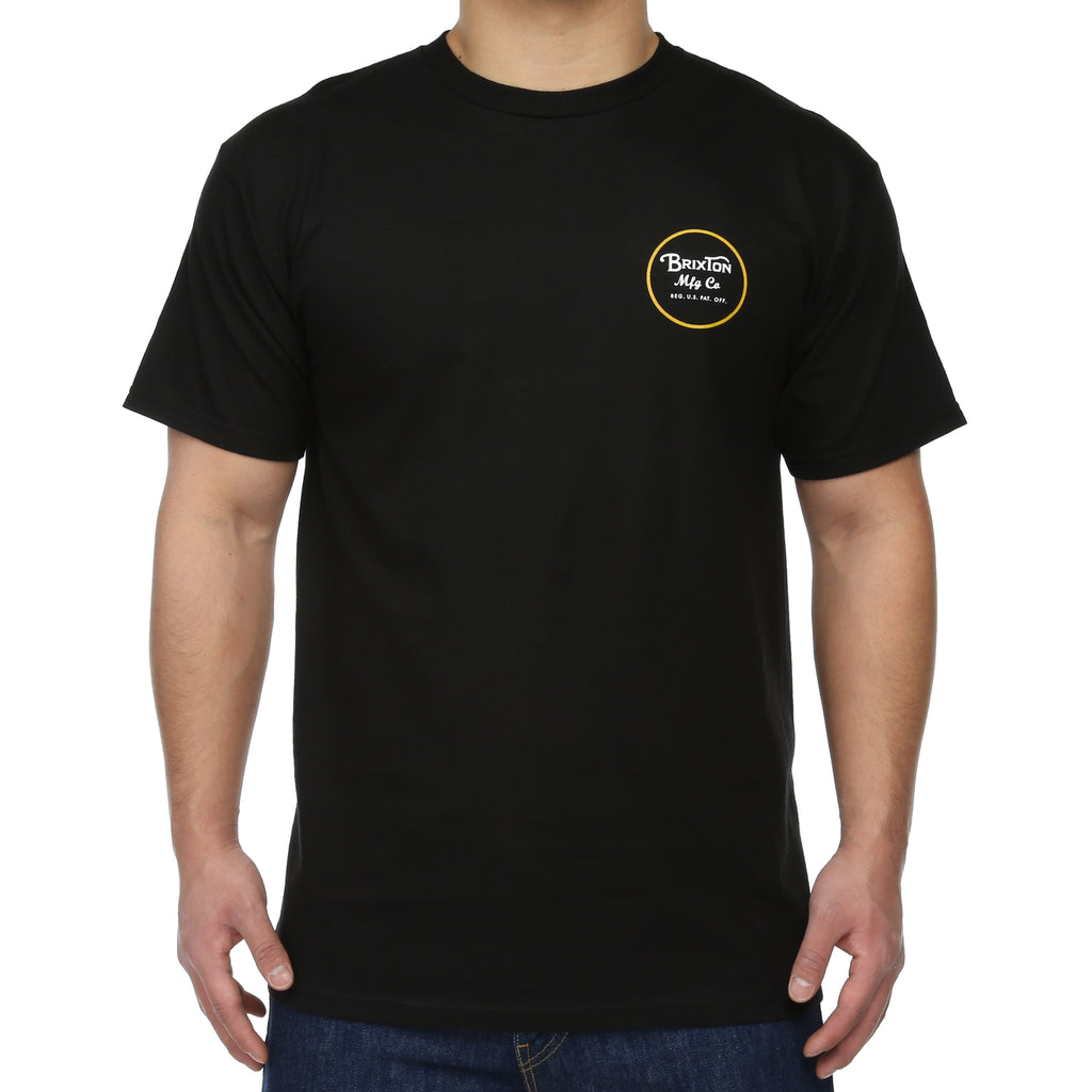 Brixton Wheeler Standard Tee - Black