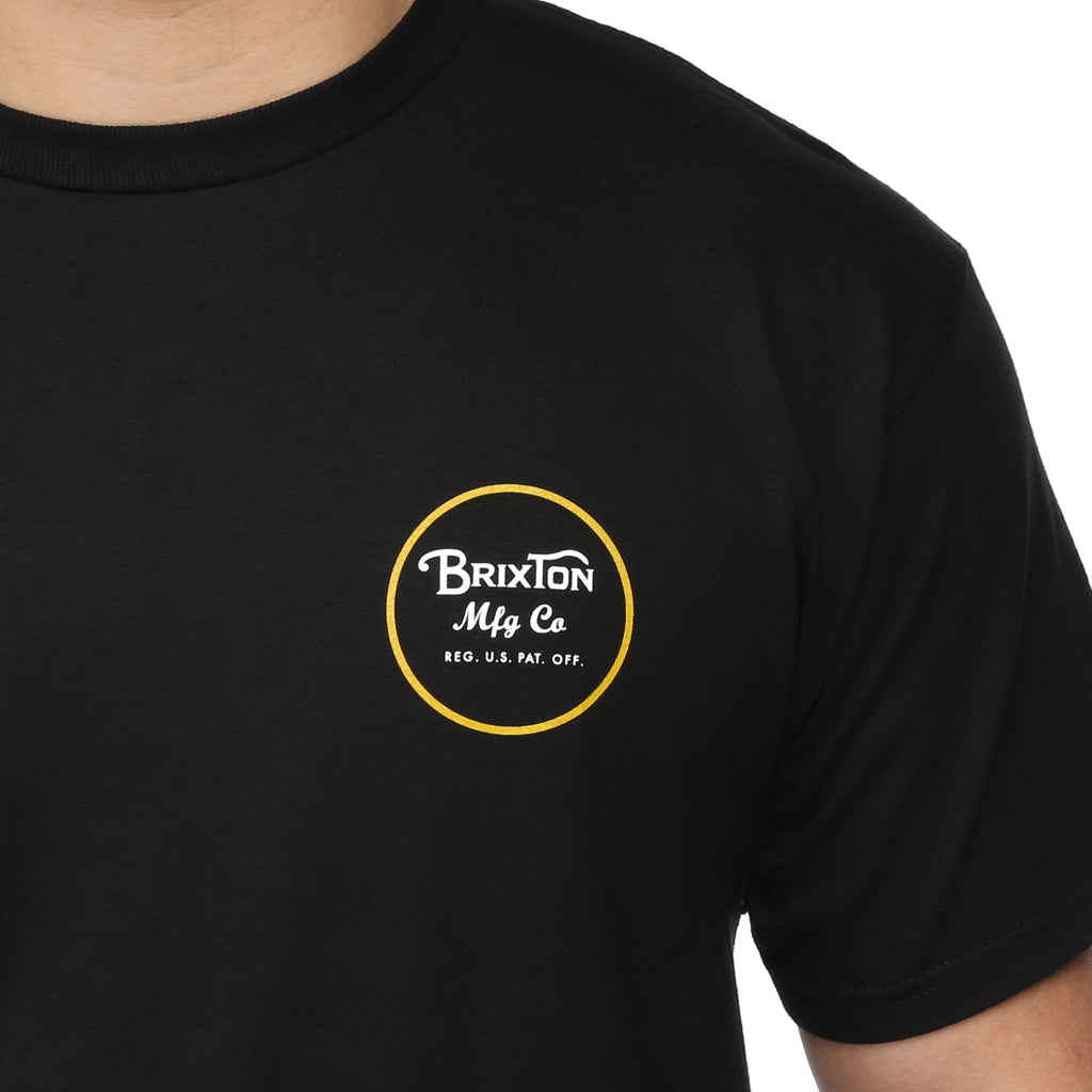 Brixton Wheeler Standard Tee - Black
