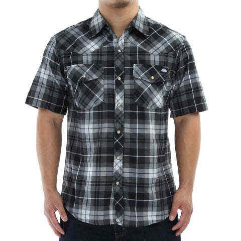 Dickies Woven Contemporary Fit Shirt - Black/Charcoal