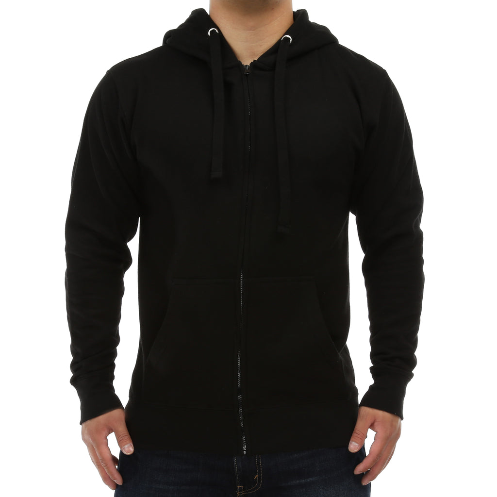 New Star Zip Up Hoodie - Black