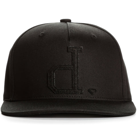 Diamond Un Polo Snapback - Black