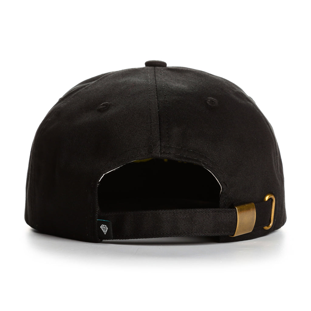 Diamond Deco Unconstructed Strapback - Black