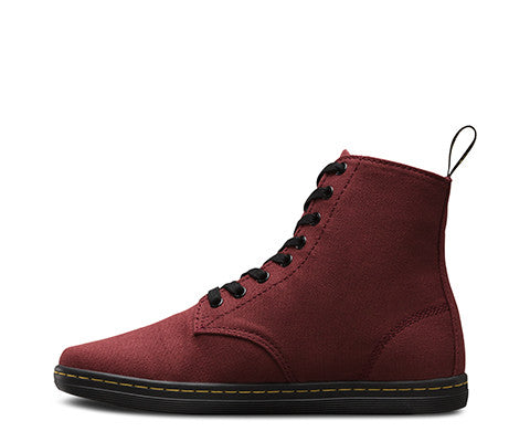 Dr Martens Alfie Boot - Cherry Red Canvas