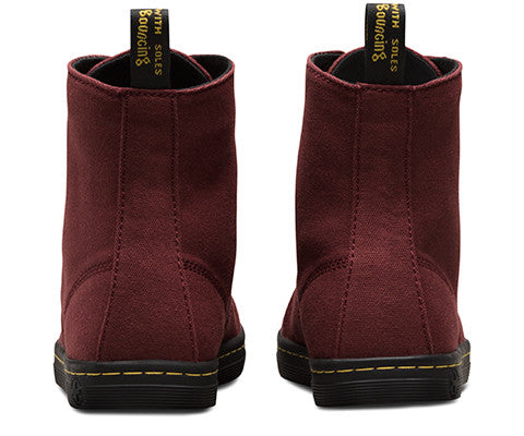 Dr Martens Alfie Boot Cherry Red Canvas