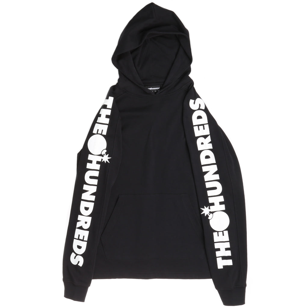 The Hundreds Alpha Hooded LS T-shirt - Black