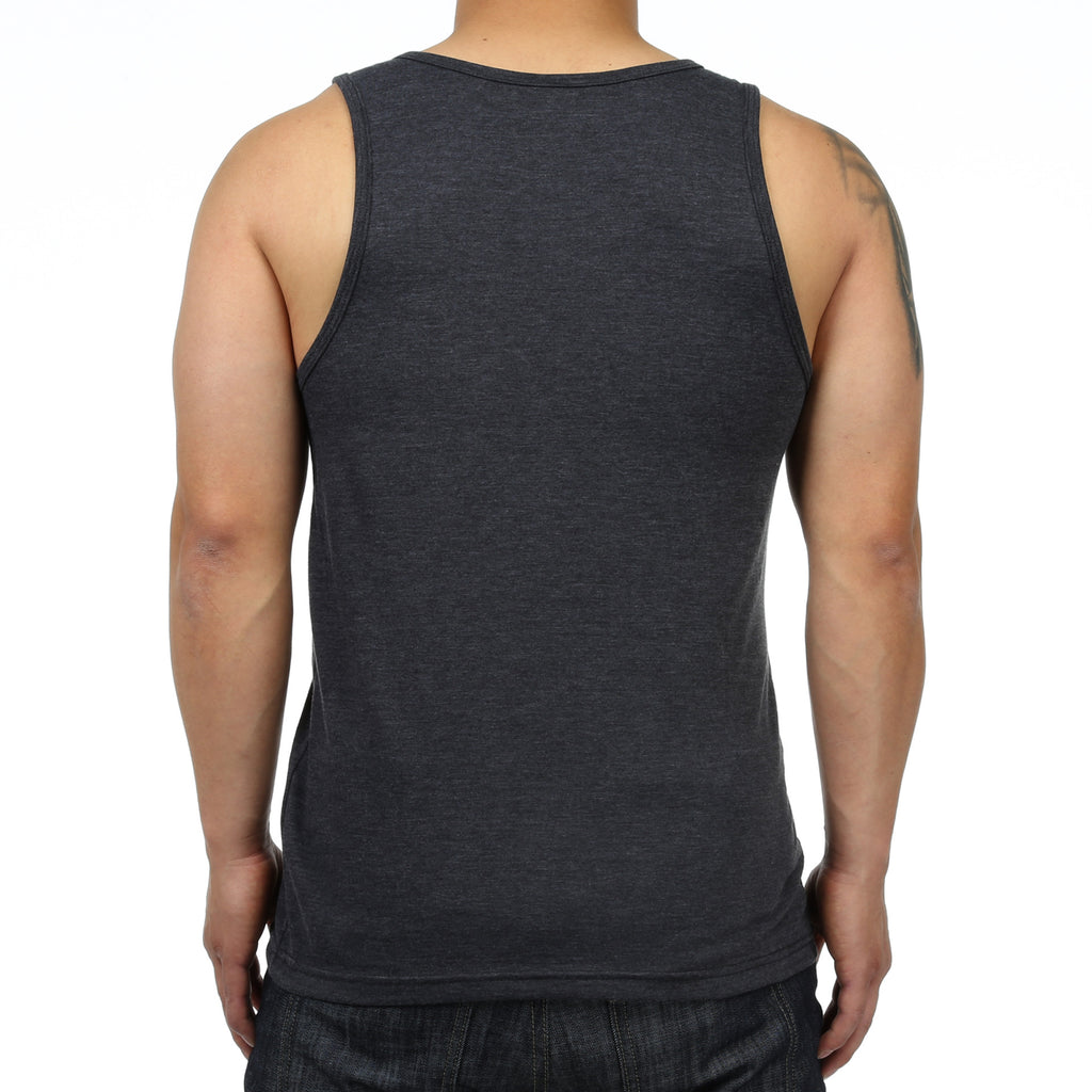 RVCA Script Stripe Tank Top - Black