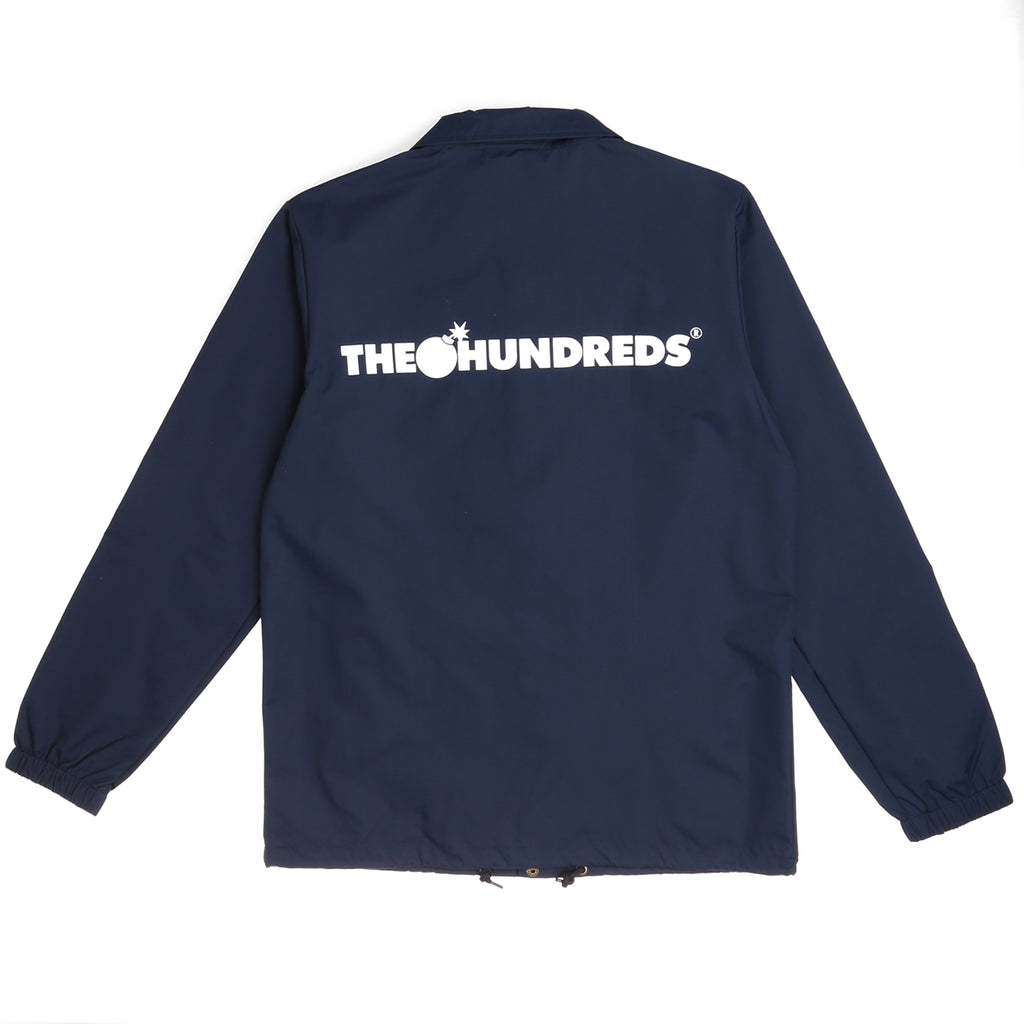 The Hundreds Bar Logo Coaches Jacket - Navy