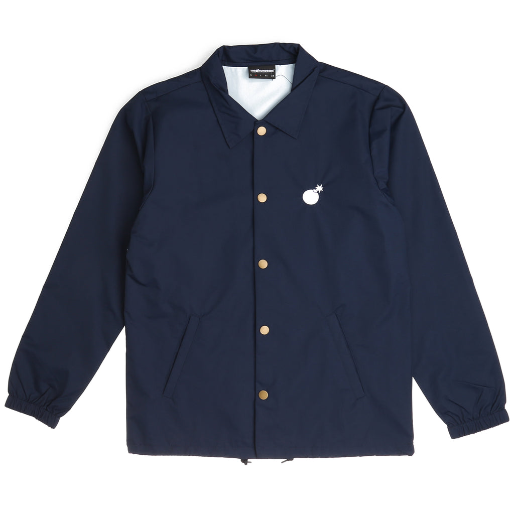 The Hundreds Bar Logo Coaches Jacket - Navy