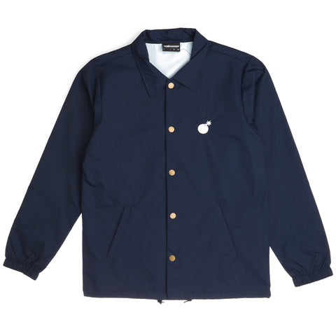 The Hundreds Bar Logo Coaches Jacket - Navy